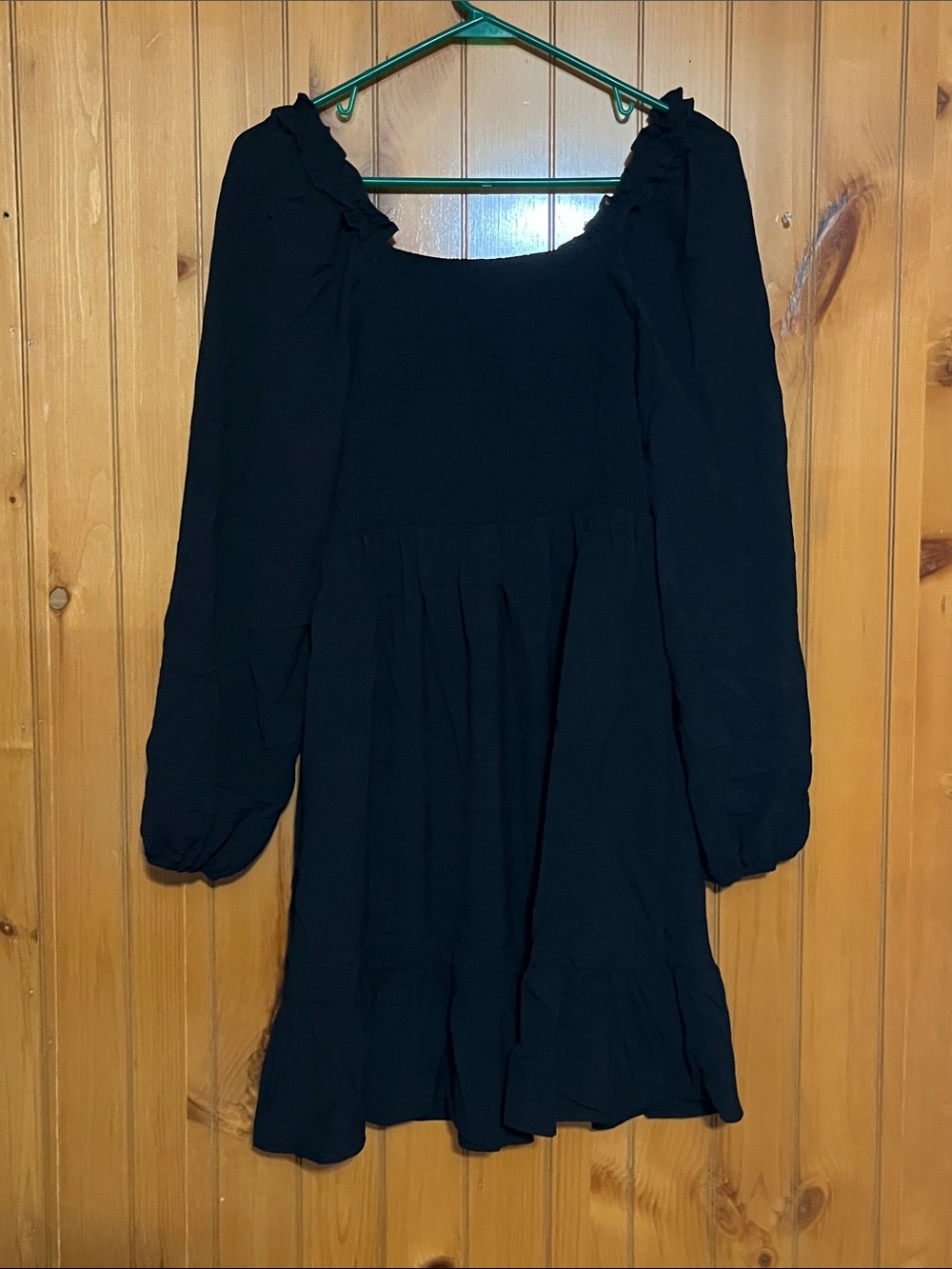 Dokotoo Empire Waist Ruffle Smocked Casual Mini Dress - Picture 4 of 10
